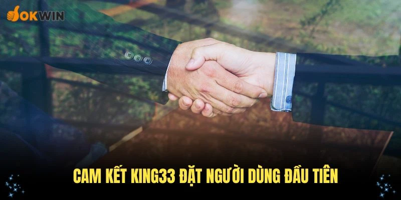 Cam kết King33 đặt người dùng đầu tiên